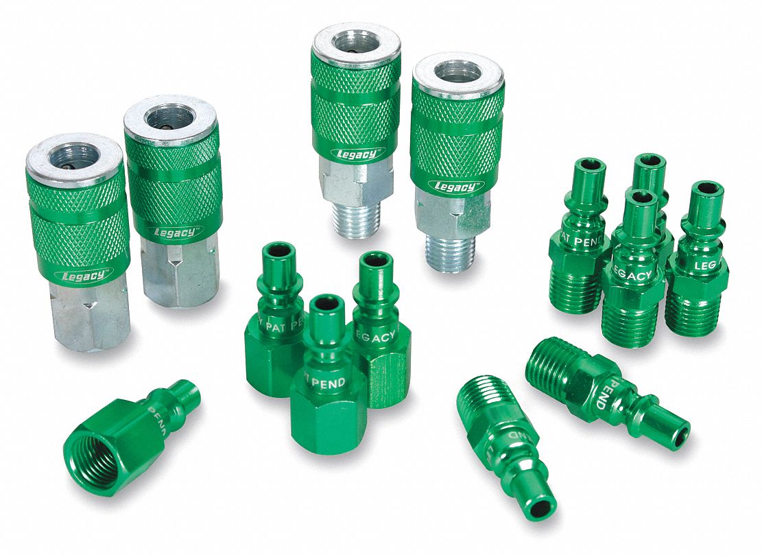 LEGACY Quick Connect Hose Coupling Set: Sleeve, 300 psi Max. Working  Pressure @ 70 F, Set