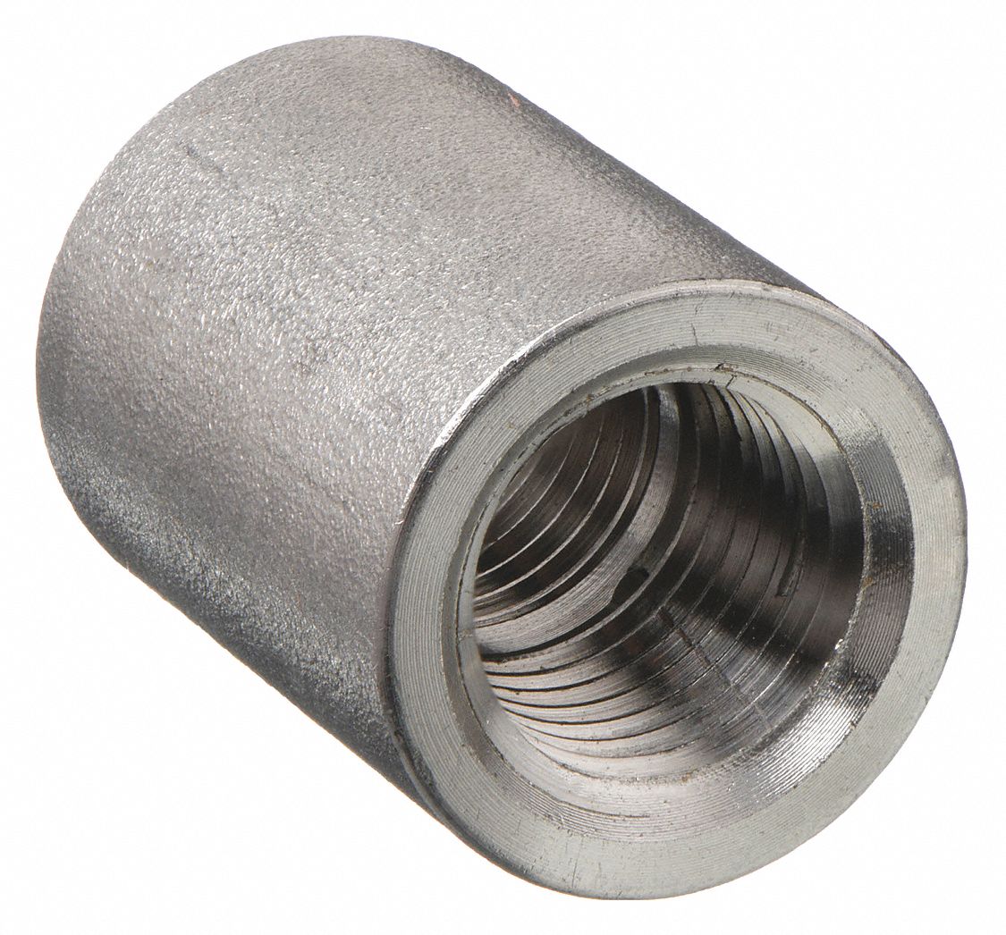 RACCORD,2 PO,ACIER INOX 304