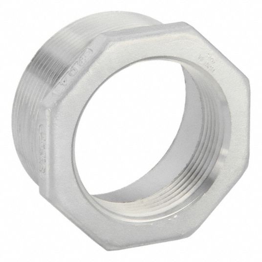 3 in x 2 1/2 in, Male NPT Threaded x Female NPT Threaded, Metal Pipe ...