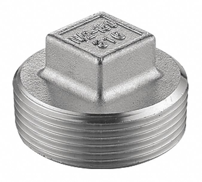 Grainger Approved Tapon Macho Cuad 1 4 Pulg M Npt Tapones Para Aditamento Y Conectores Para Tuberia De Metal 6jm15 60sq112n014 Grainger Mexico