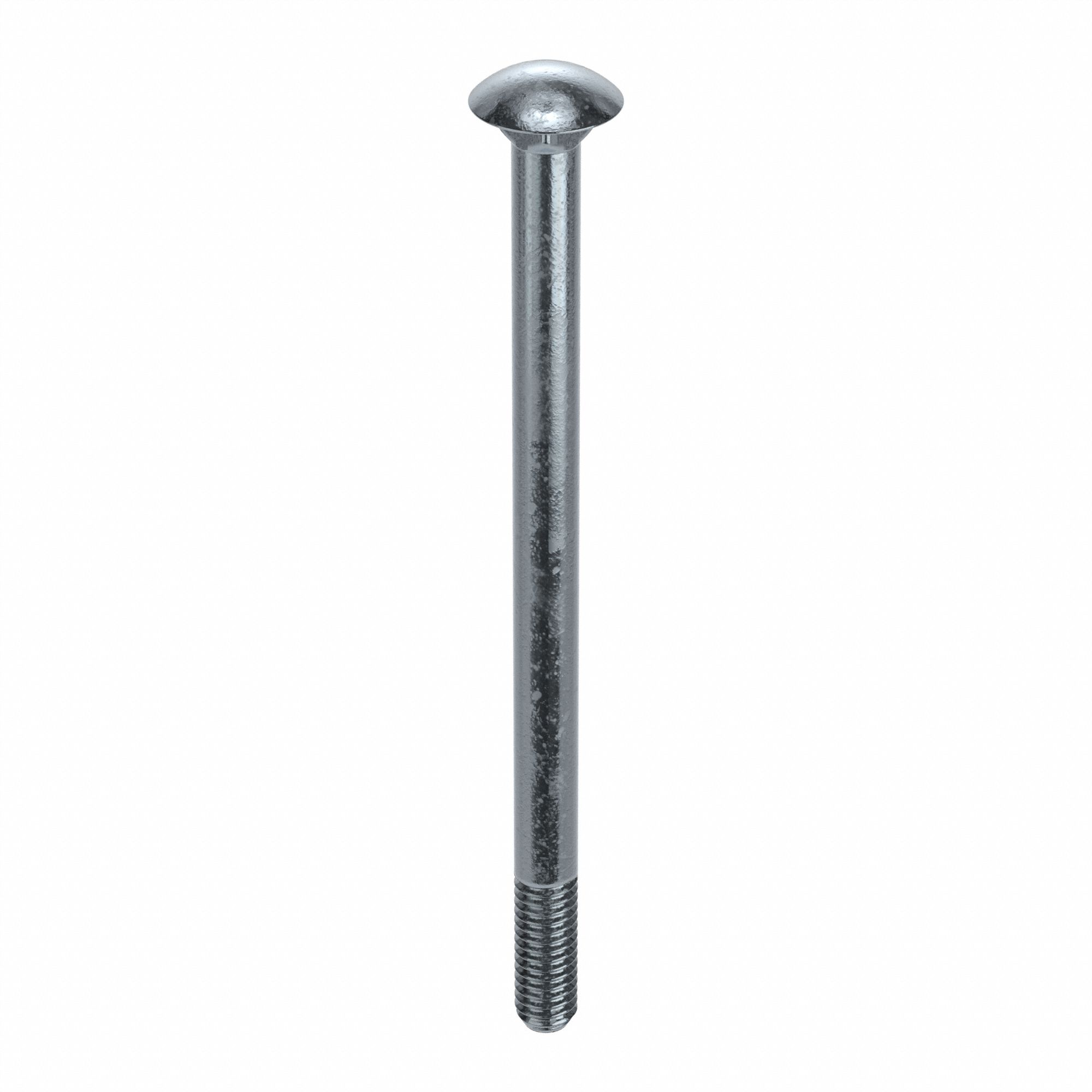 CARRIAGE BOLT, SQUARE, STEEL, UNC, GRADE 2, ZINC PLATED, 7/16