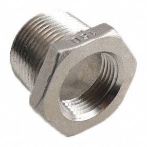 Grainger Approved Hex Reducing Bushing 316 Stainless Steel 3 4 In X 3 8 In Fitting Pipe Size Male Npt X Female Npt 1lun8 600b113n Grainger