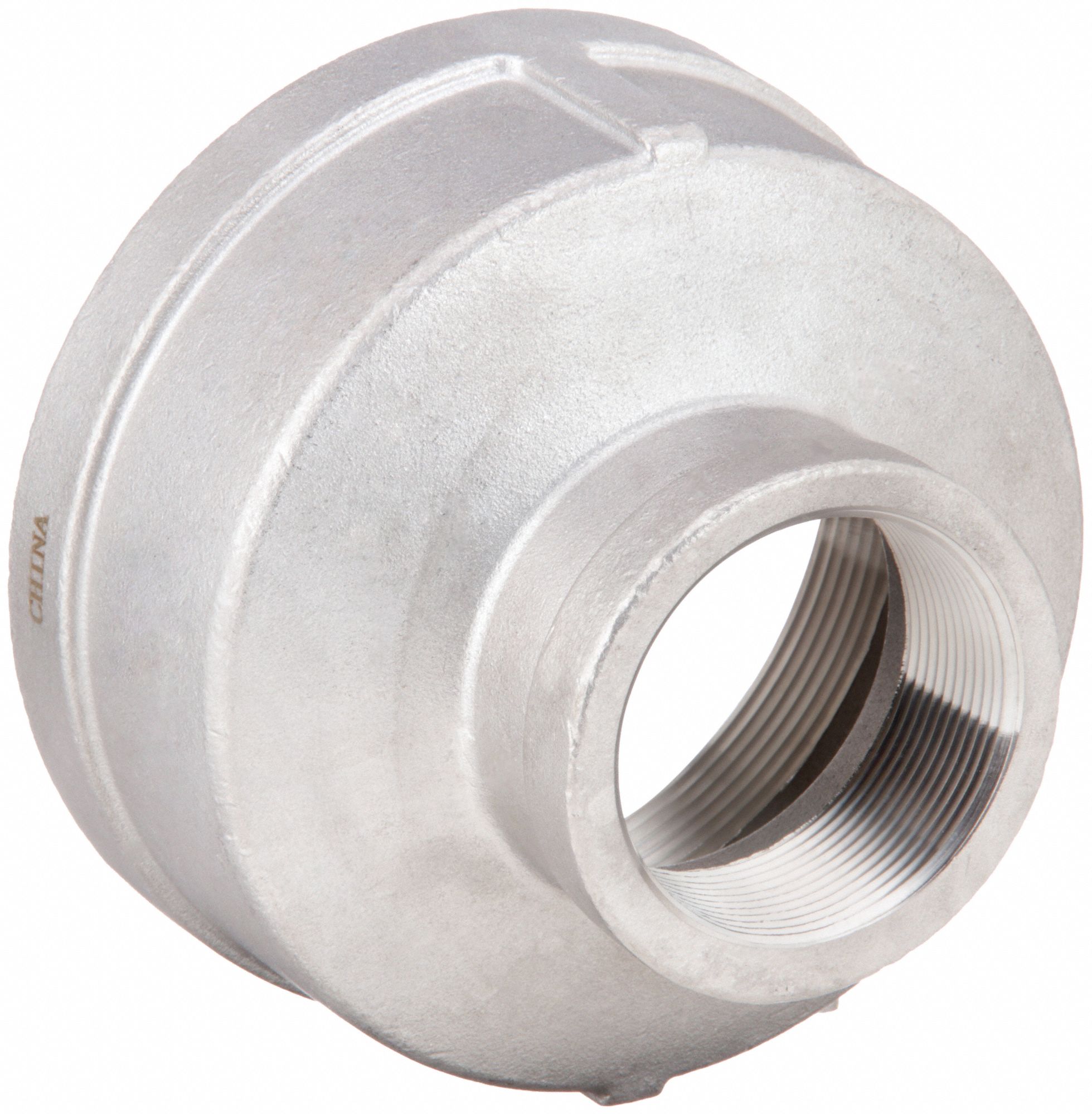 Reducing Coupling: 316 Stainless Steel, 3 in x 2 1/2 in Fitting Pipe Size, Female NPT x Female NPT