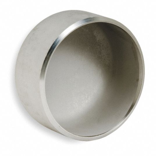 Stainless Steel Pipe Caps / SS Pipe End Caps A182 SS 304 / 316 Pipe Cap  Buttweld Fittings Supplier
