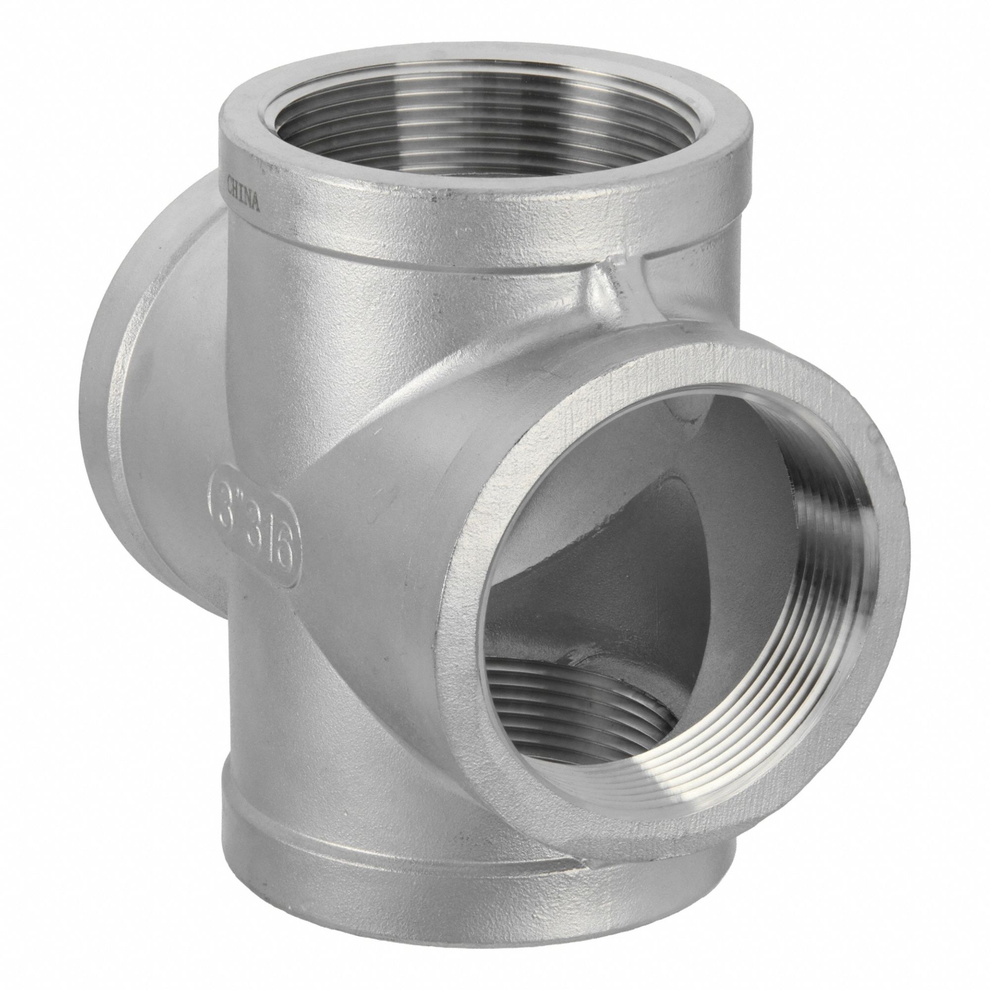 3 in x 3 in x 3 in x 3 in, Cross, Metal Pipe Cross - 1LVF8|4381037900 ...