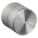 ROUND CAP: 304 STAINLESS STEEL, 1 IN FITTING PIPE SIZE, FEMALE NPT