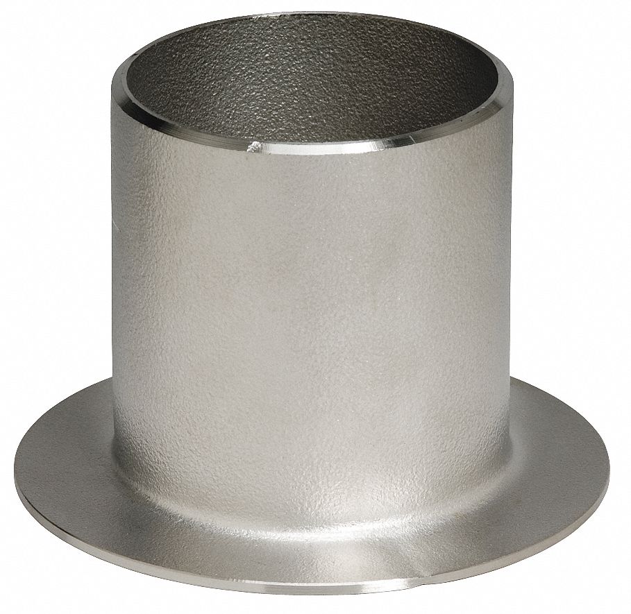 GRAINGER APPROVED Stub End Type C 304L Stainless Steel, 3 in x 3 in