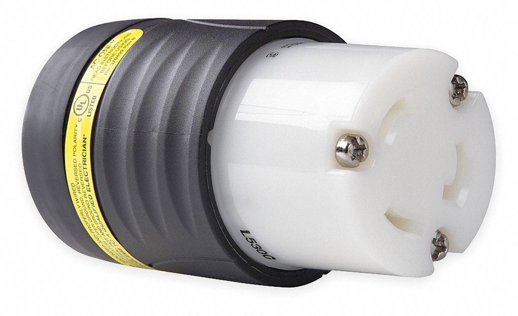 LEGRAND Conector, NEMA L530R, 125VCA, Amperes 30, Polos 2, Cables 3