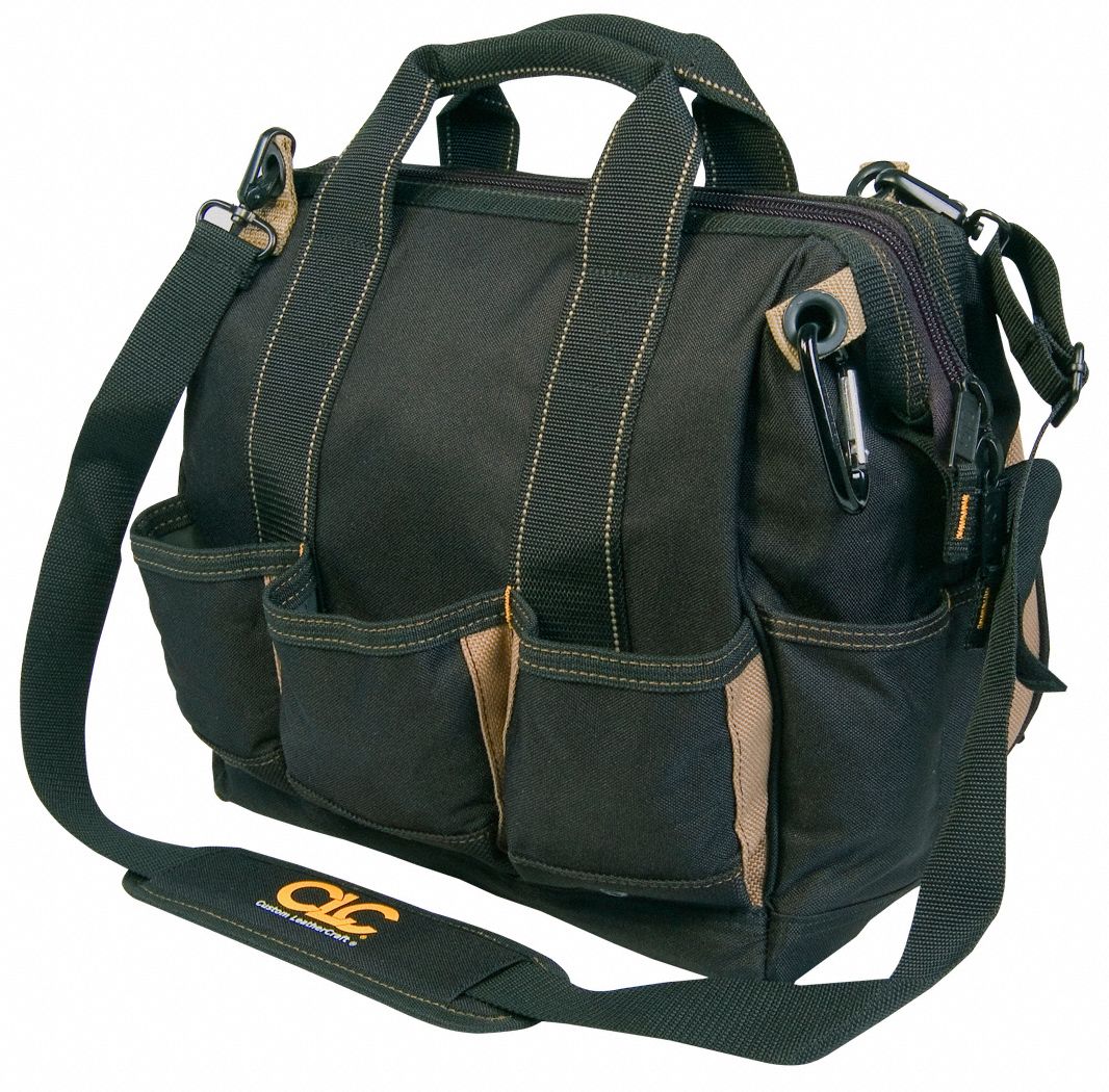 CLC Tool Bag Polyester, 30 Pockets, 7 in Overall Wd, 13 in Overall Dp