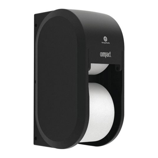 Toilet Paper Dispenser, Compact(R), Black, Coreless, (2