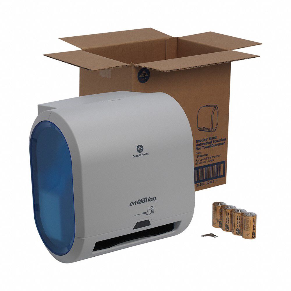 GEORGIA-PACIFIC Paper Towel Dispenser, enMotion(R) Impulse (R), Gray