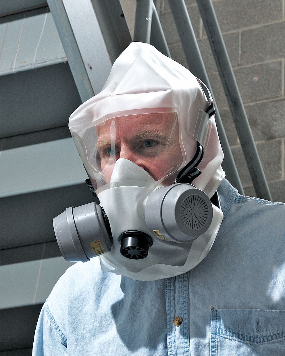 HONEYWELL NORTH Disposable Emergency Escape Hood, PAPR System, 30 min