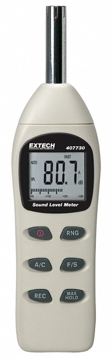 EXTECH Medidor Digital Sonido , 40a130dB - 1LYP4 | 407730 - Grainger México