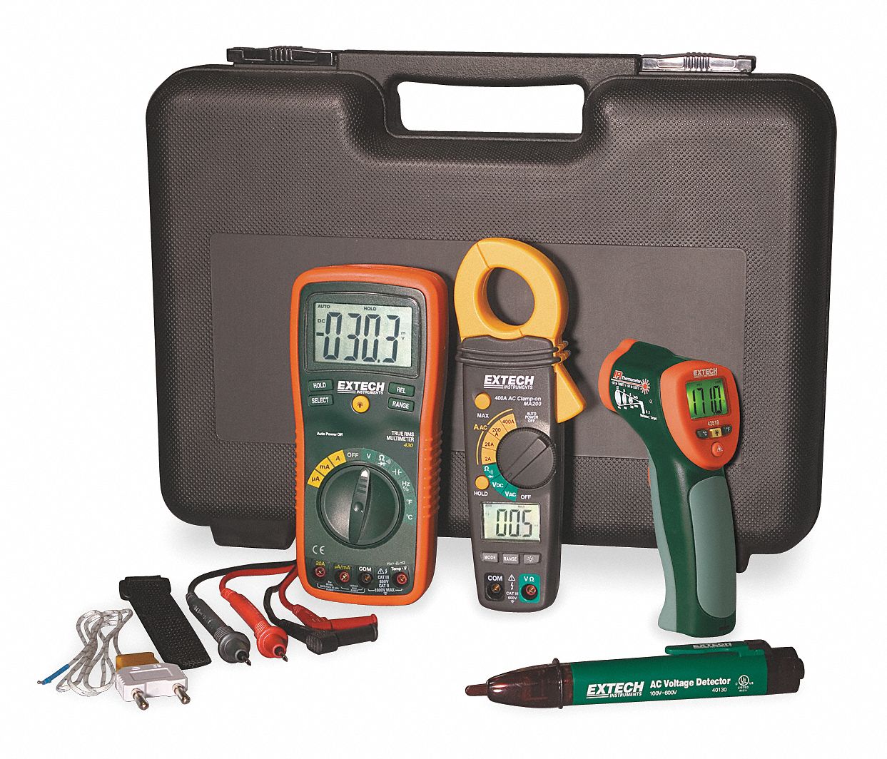 Electrical Test Kit, Test Instrument Included Clamp Meter, Digital