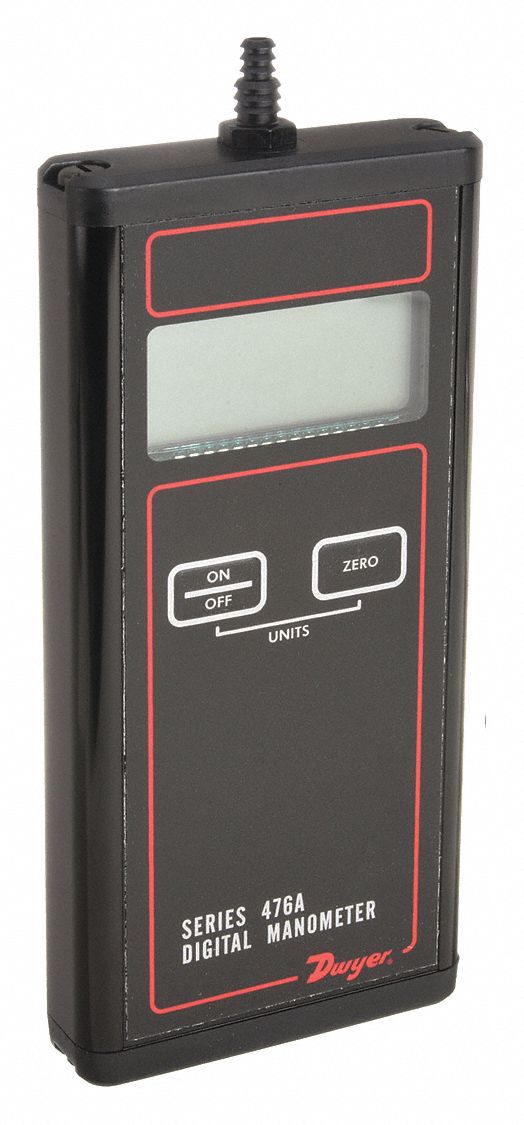 DIGITAL MANOMETER.-20 TO 20 IN WC