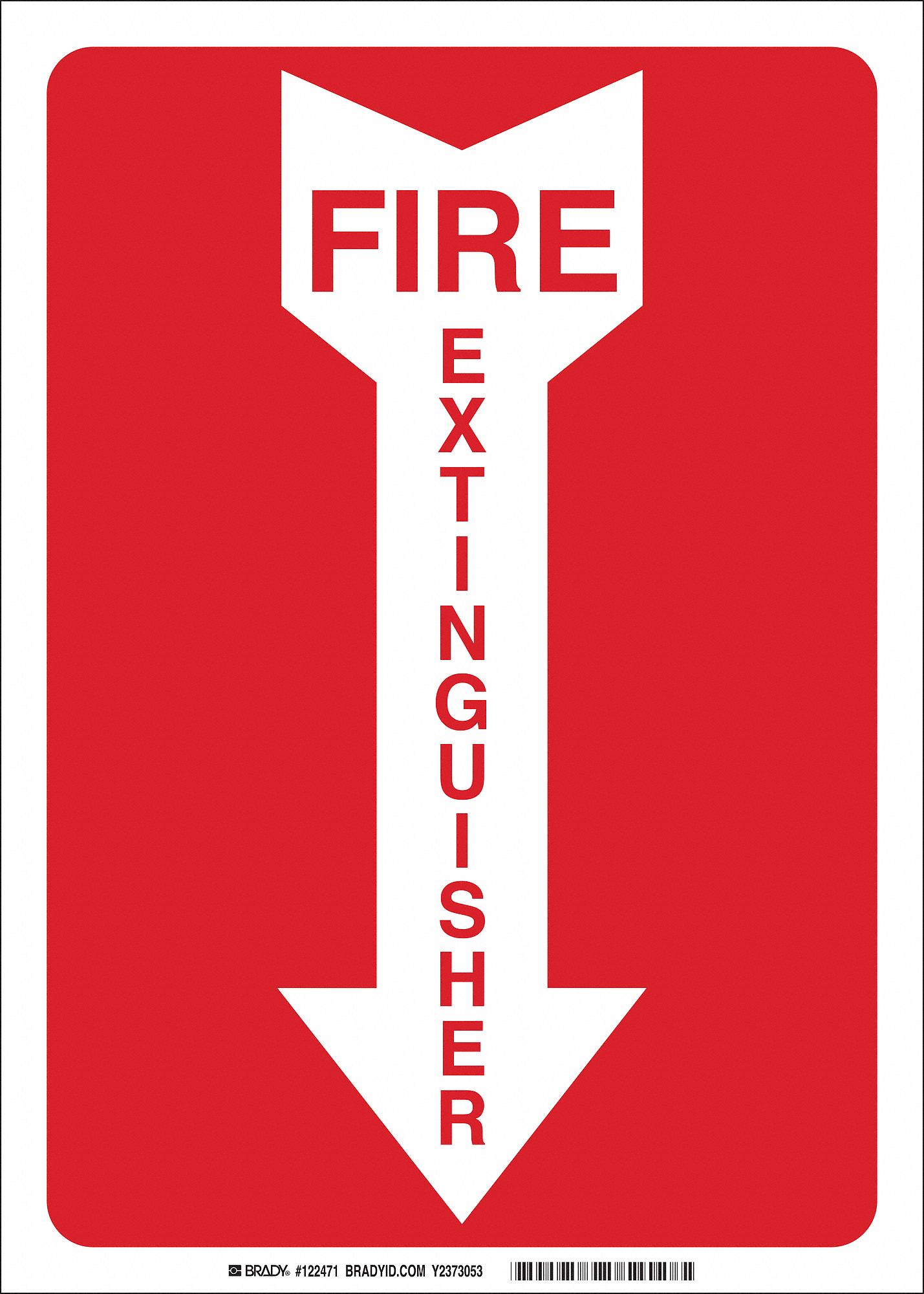 SIGN FIRE N/H 10X7