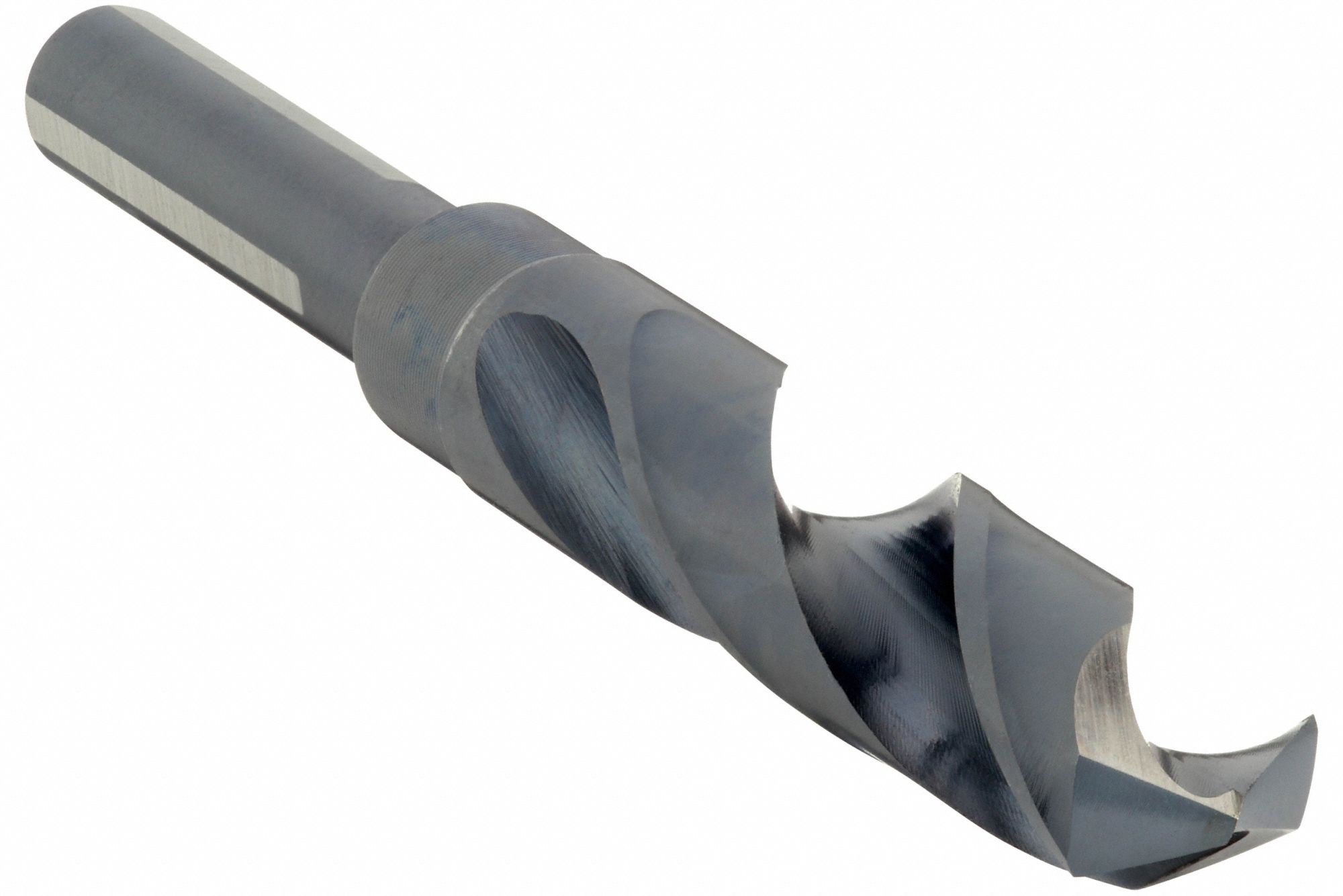 REDUCED SHANK DRILL BIT, 47/64 IN DRILL BIT SIZE, 3⅛ IN FLUTE L, 6 IN LENGTH, HSS