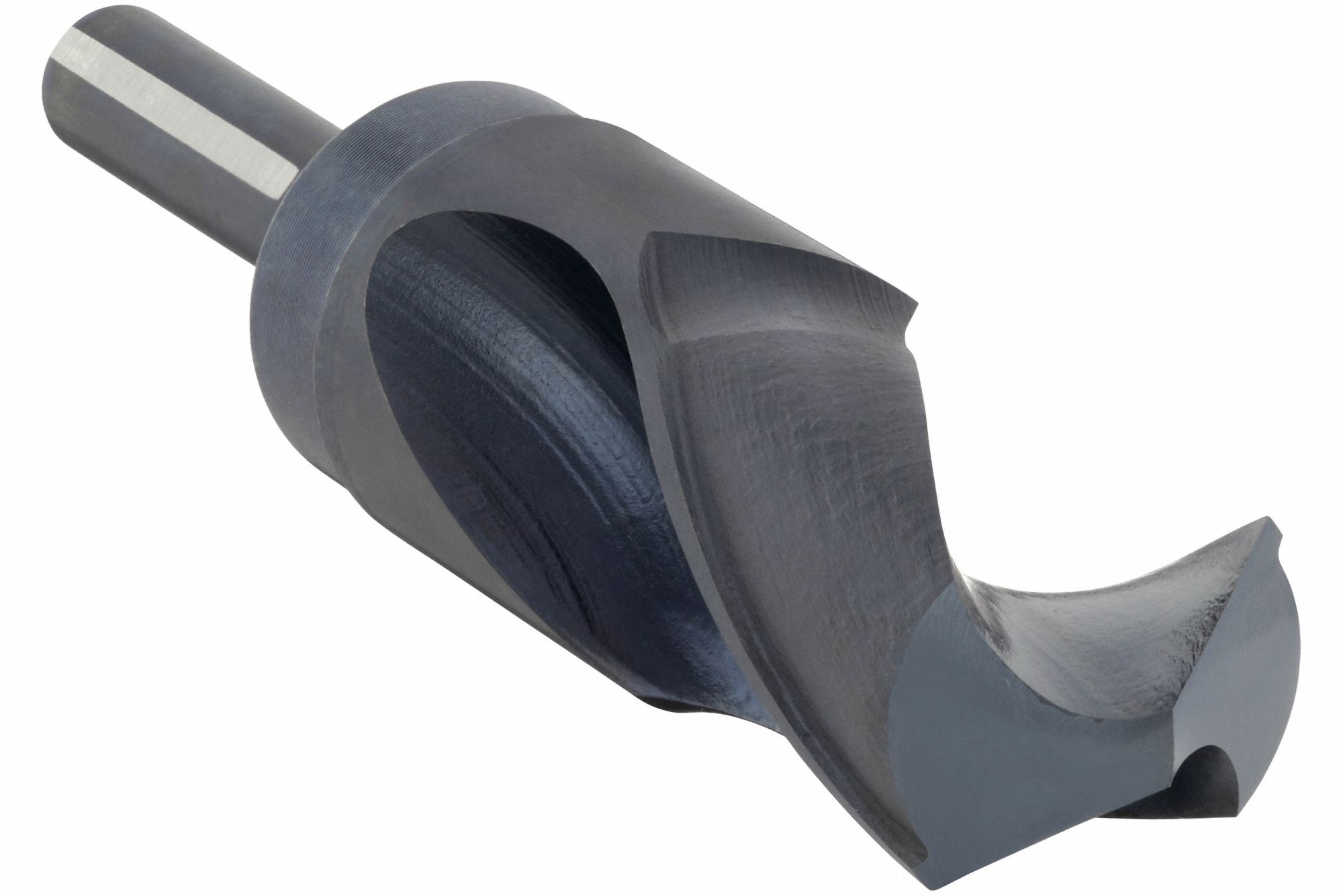 REDUCED SHANK DRILL BIT, 1½ IN DRILL BIT SIZE, 3⅛ IN FLUTE L, 6 IN L, HIGH SPEED STEEL