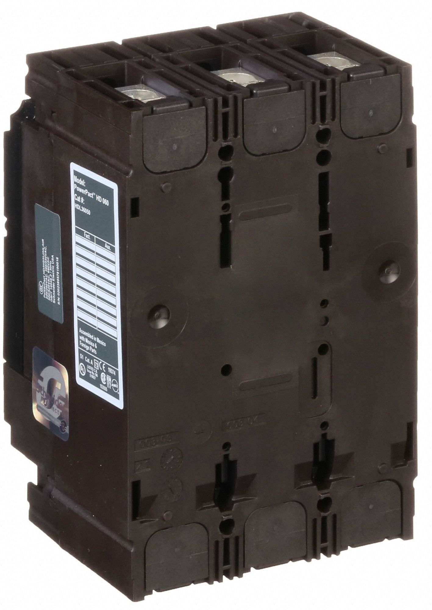 Square D HDL36050 Molded Case Circuit Breaker 600v 50a for sale online 
