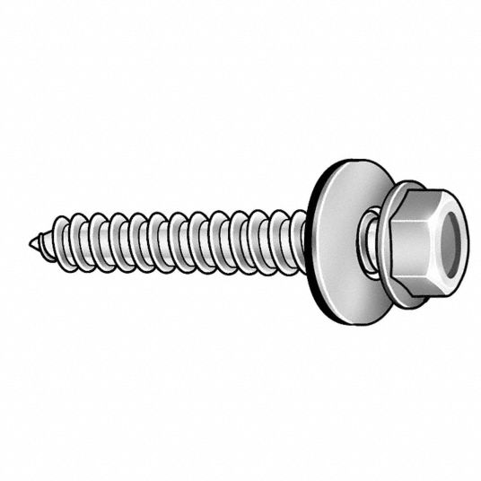 GRAINGER APPROVED Piercing Screw, #10x2 1/2 In, PK72 - 1MB52|1MB52 ...