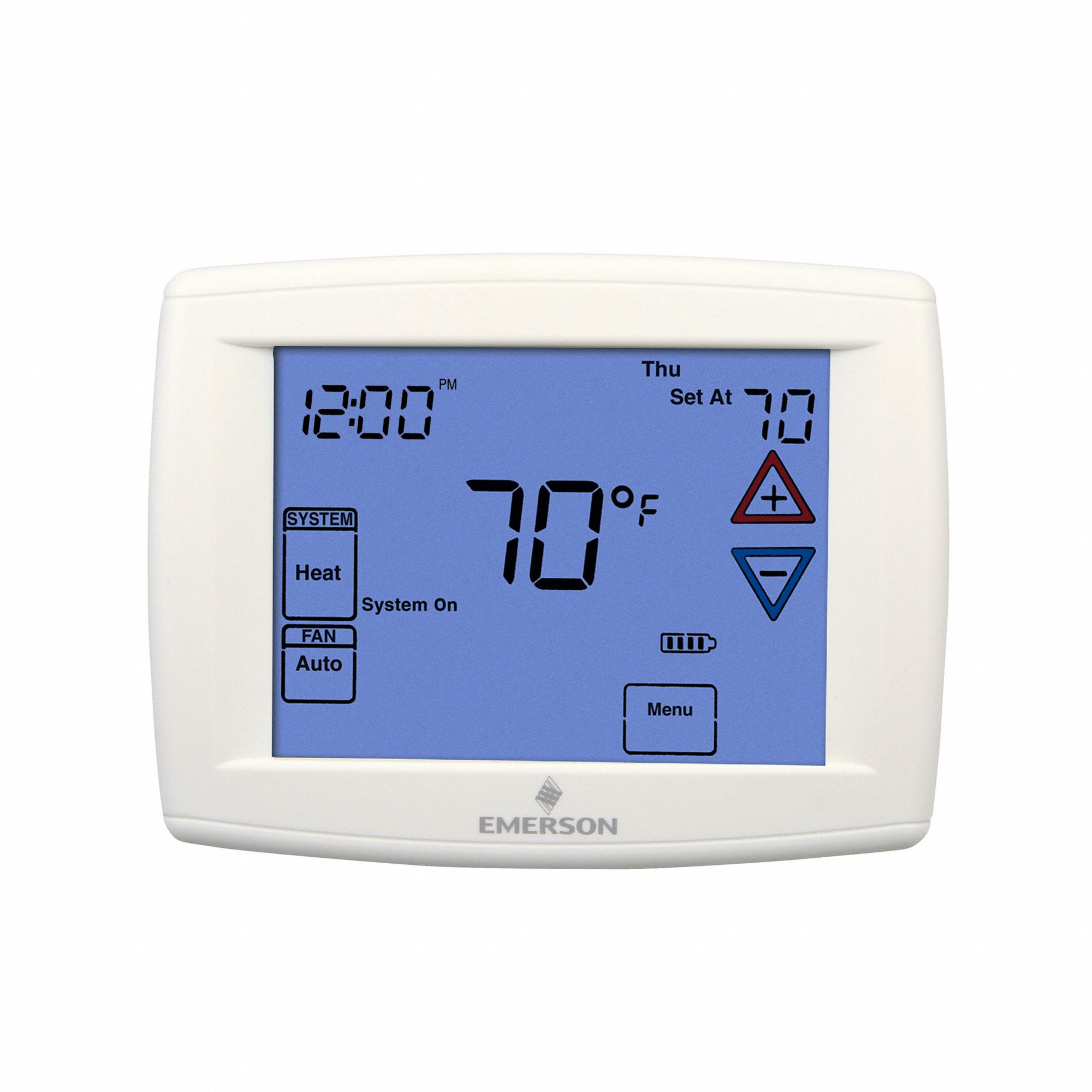 Low Voltage Thermostat, 1 H 1 C, Hardwired/Battery, 24VAC