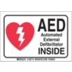 AED Automated External Defibrillator Inside Signs