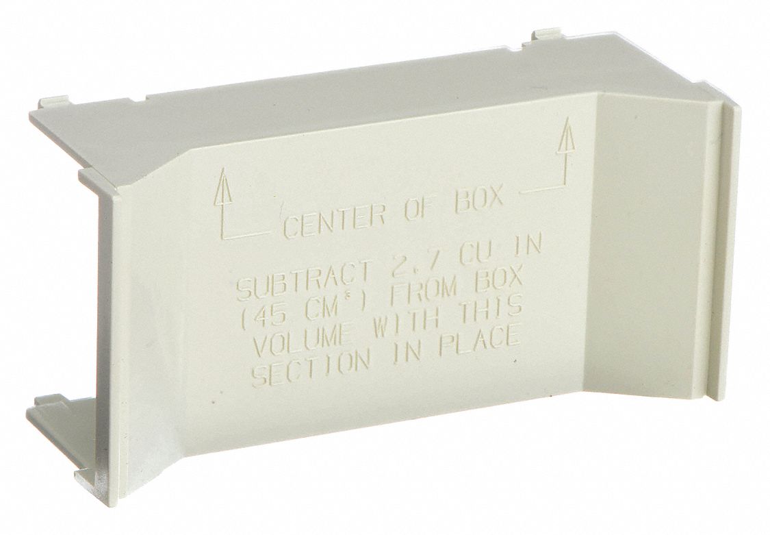 Divider, White, PVC,