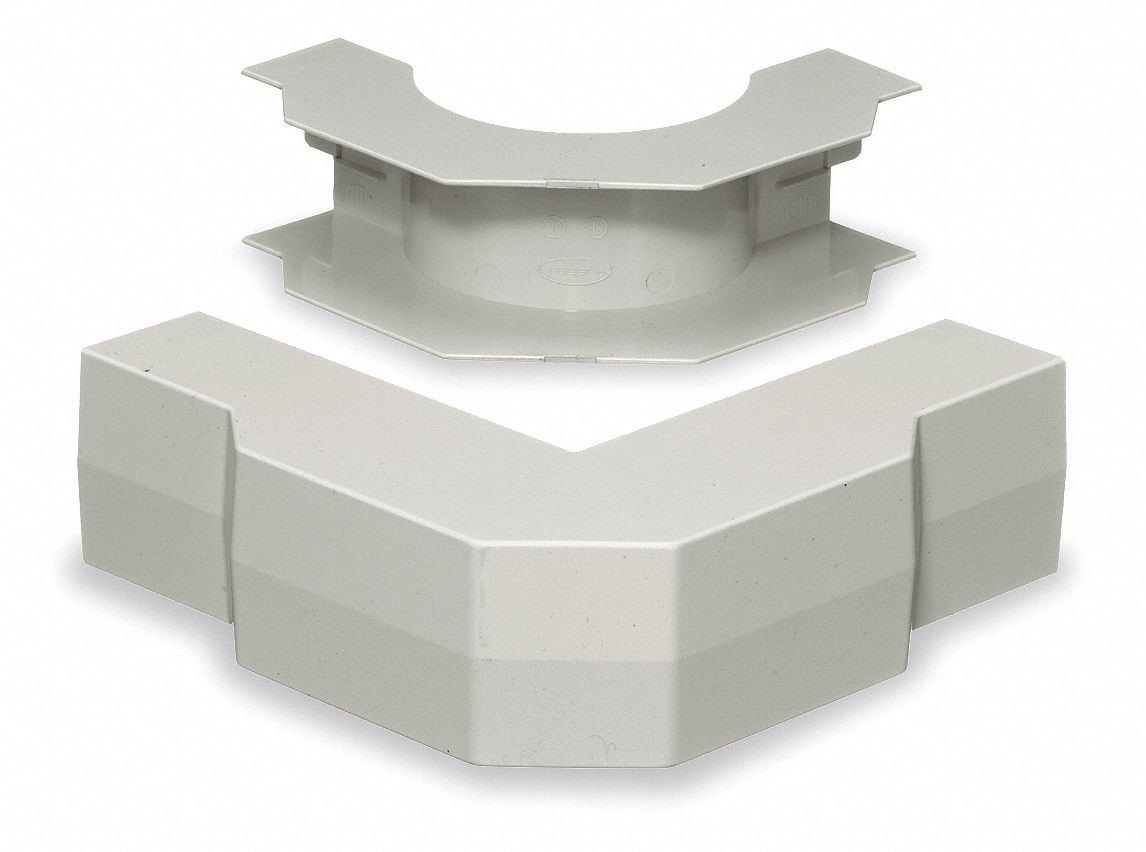 External Elbow Base and Cover White