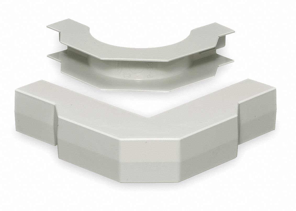 External Elbow Base and Cover White
