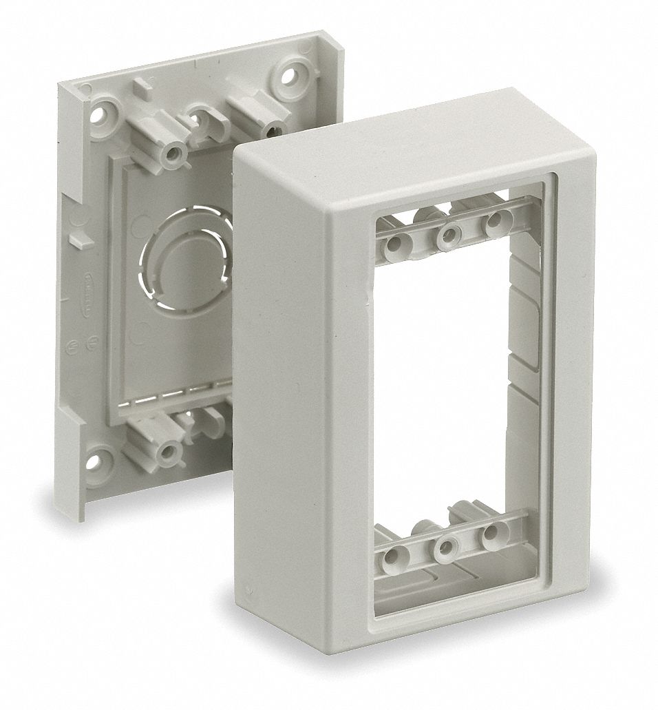 HUBBELL WIRING DEVICEKELLEMS Device Box, PVC, Boxes 1MBT9PT12SBA