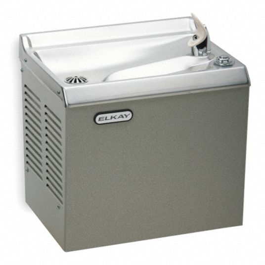 ELKAY Water Cooler, Wall Mount, 3 GPH 1MCE4HEW3L1Z Grainger