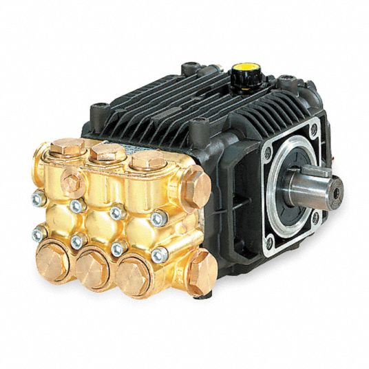 DAYTON Plunger Pressure Washer Pump, 1000 RPM, 24 mm Shaft Dia. 1MCX5