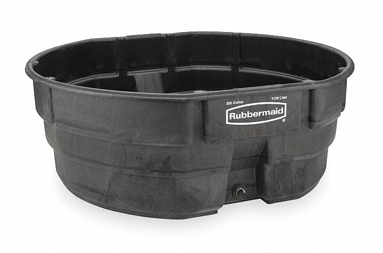 RUBBERMAID COMMERCIAL PRODUCTS FG424700BLA Stock Tank,L 63 1/4,W 69,Cap