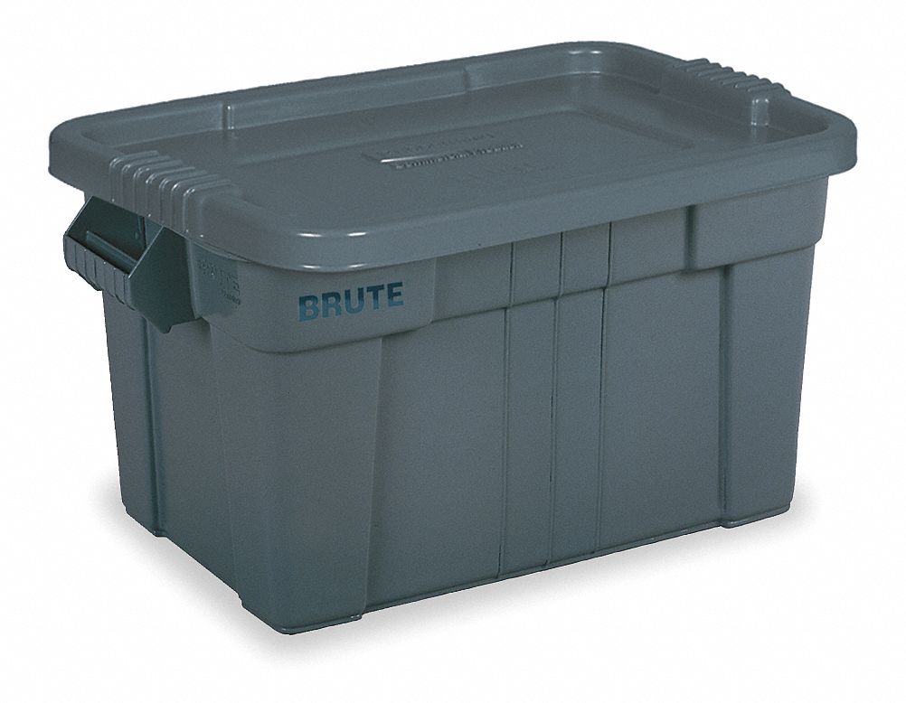 CONTAINER GRIP-N-GO 20GAL GRAY/WHIT