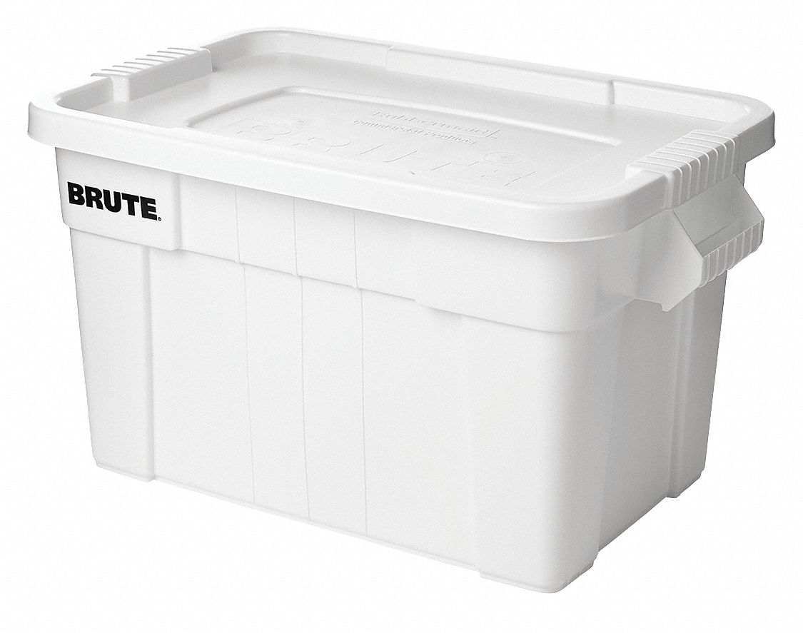 STORAGE TOTE,15-1/8 IN. H,27-7/8 IN. L