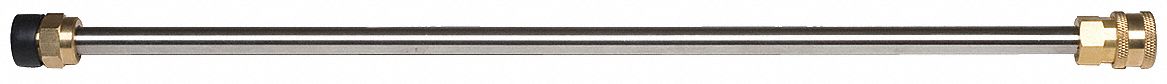 PRESSURE WASHER LANCE, 5,000 PSI, 10.5 GPM, 302 ° F MAX TEMP, 7/8 IN INLET DIAMETER, MALE