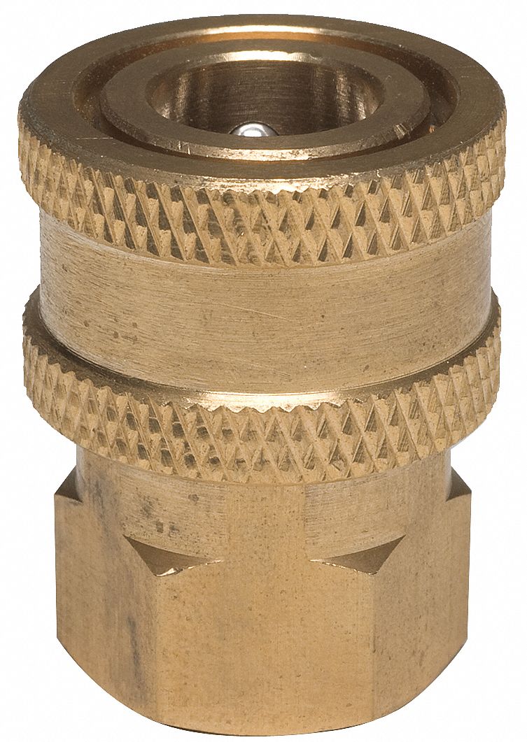 QUICK-CONNECT COUPLER, ¼ IN (F)NPT, ¼ IN (F) QUICK CONNECT