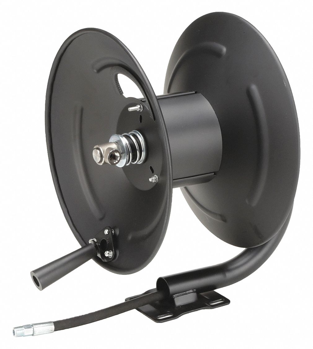 APPROVED VENDOR PRESSURE WASHER HOSE REEL,100 FT CA - Hand Crank