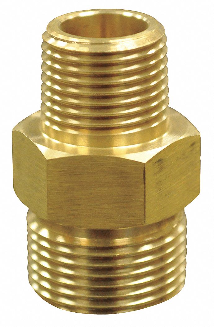 QUICK-CONNECT COUPLING PLUG, ⅜ IN (M)NPT, 22MM X 1.5 (M) QUICK CONNECT
