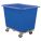 CUBE TRUCK,HDPE,BLUE,7.5 CU. FT.