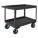 UTILITY CART WITH DEEP LIPPED METAL SHELVES, 3,600 LB LOAD CAPACITY, 48 IN X 24 IN