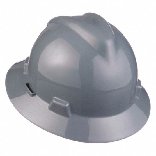 Gray store hard hat