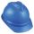 SLOTTED CAP, CSA Z94.1-2015, TYPE 1, CLASS E, PE, 4-PT FAS-TRAC III RATCHET, FRONT BRIM, BL