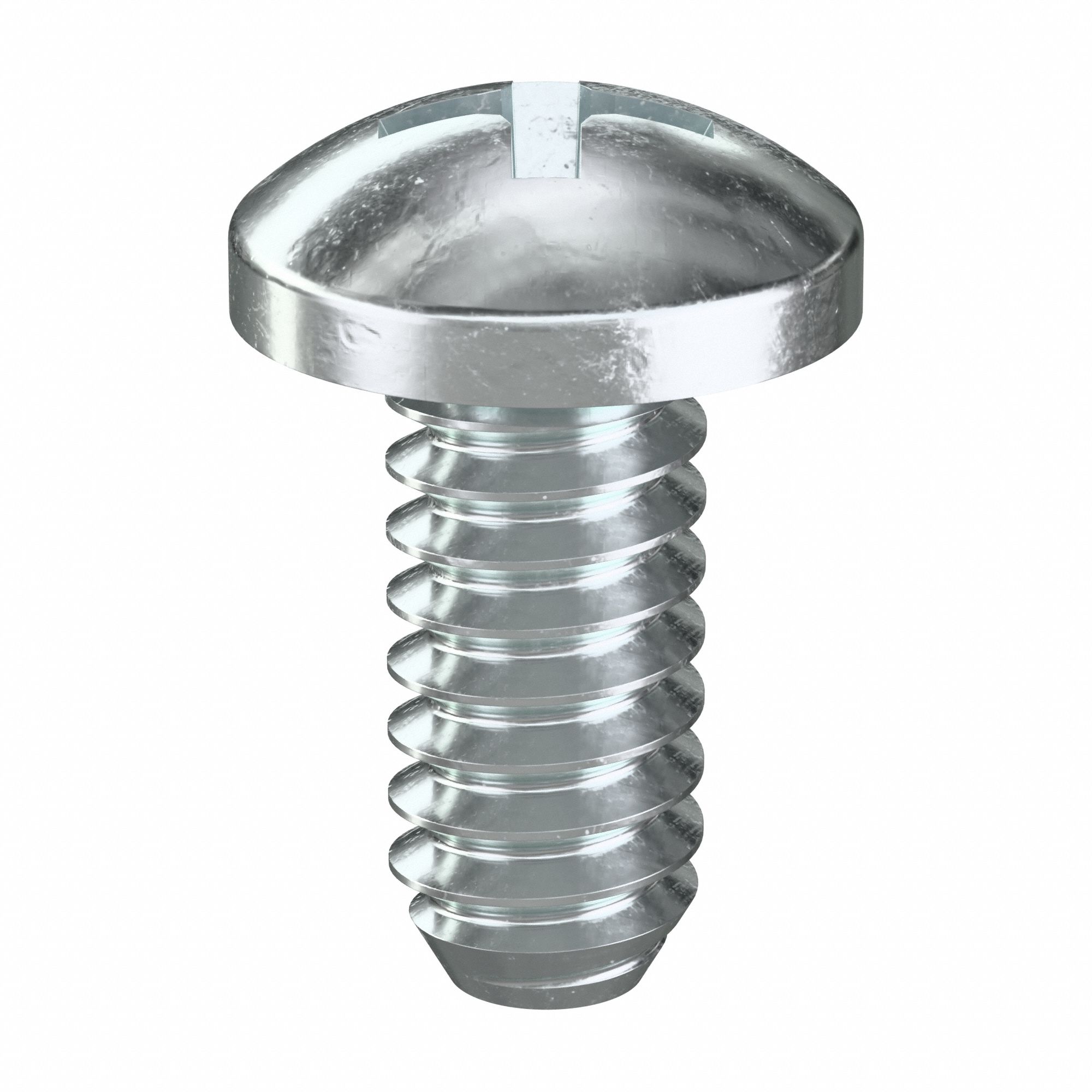 Machine Screw: #4-40 Thread Size, 1/4 in Lg, Steel, Zinc-Plated, Pan, Phillips, 100 PK