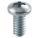 MACHINE SCREW, #4-40 THREAD, 5/16 IN L, STEEL, ZINC PLATED, PAN, PHILLIPS, INCH, ROUND, 100 PK