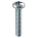VIS DE MÉCANIQUE,NO4-40, 5/8PO L, ACIER, GALVANISÉ, CYLINDRIQUE,CRUCIFORME, ASME,100PQ
