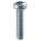 MACHINE SCREW, #4-40 THREAD, ⅝ IN L, STEEL, ZINC PLATED, PAN, PHILLIPS, ASME B18.6.3, 100 PK