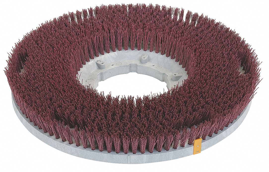 TOUGH GUY 11 in Round Cleaning, Scrubbing Rotary Brush for 13 in