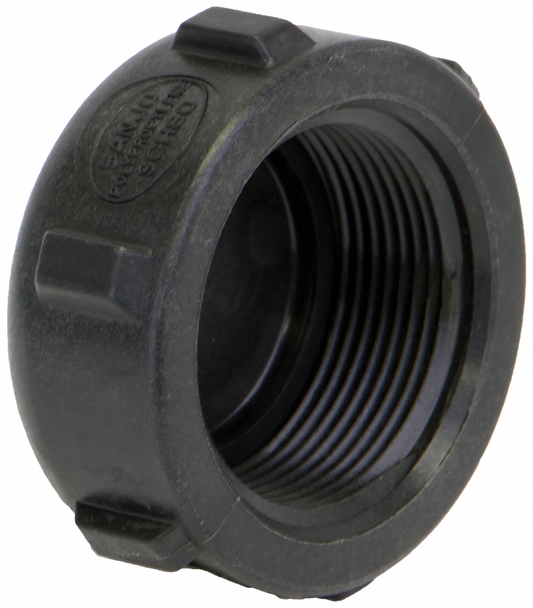 GRAINGER APPROVED Cap: 1 1/2 in Pipe Size, Schedule 80, Female NPT ...