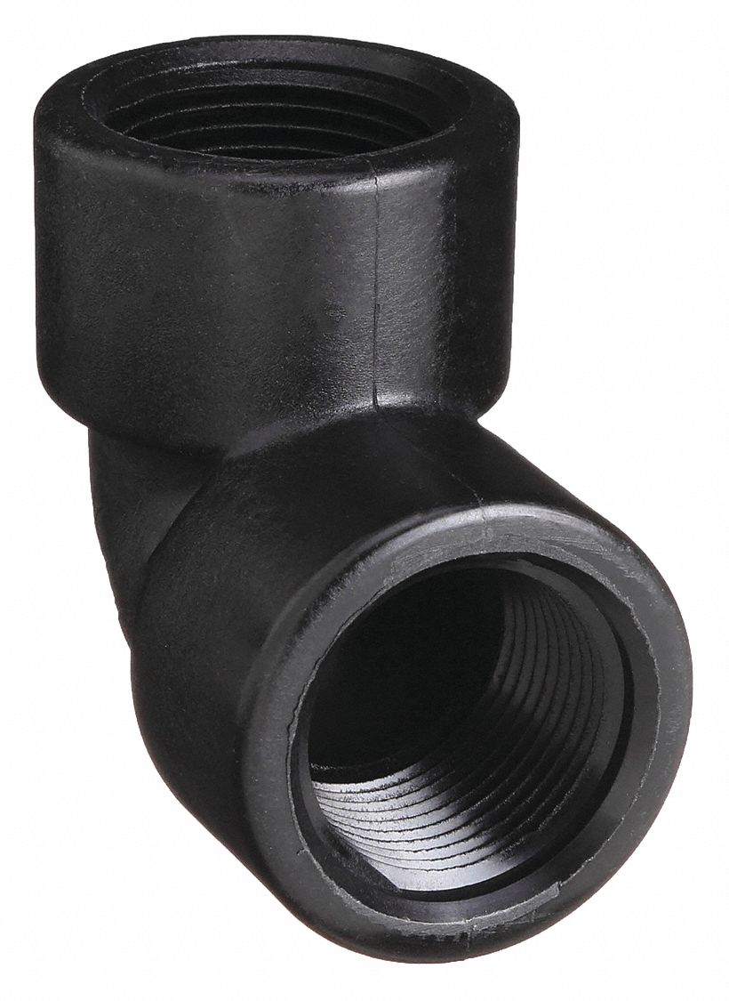 90 °  ELBOW: 1½ IN X 1½ IN FITTING, SCHEDULE 80, FEMALE NPT X FEMALE NPT, 300 PSI